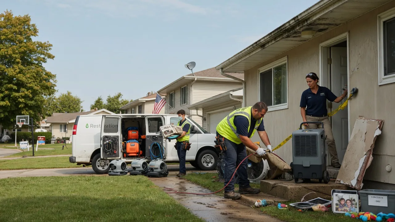 Water Damage Restoration in Wake Forest, NC near me